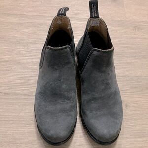 Blundstone Dark Gray Leather Boot Booties